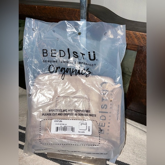 NWT Bed Stu Leather Ventura Clutch Crossbody Bag Nectar Lux MSRP $155 - Picture 11 of 12